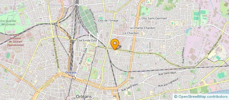 localisation de l'entreprise S.C.I ANLOGA à ORLEANS