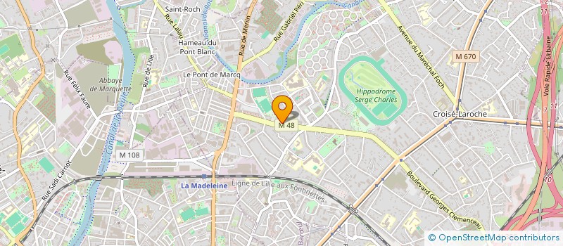 localisation de l'entreprise S.C.I. ANNAMAT  NEUFCHATEL-HARDELOT