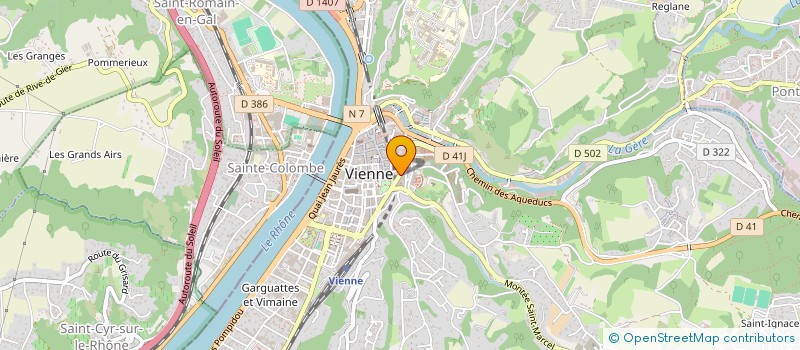 localisation de l'entreprise S.C.I. ANTEMMA  VIENNE