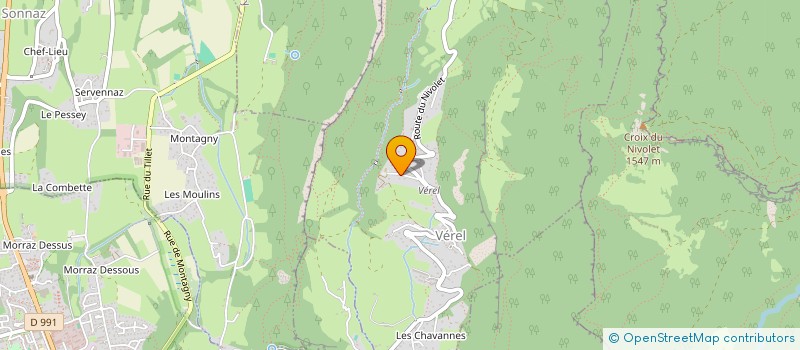 localisation de l'entreprise S.C.I ANTIPODES  VEREL-PRAGONDRAN