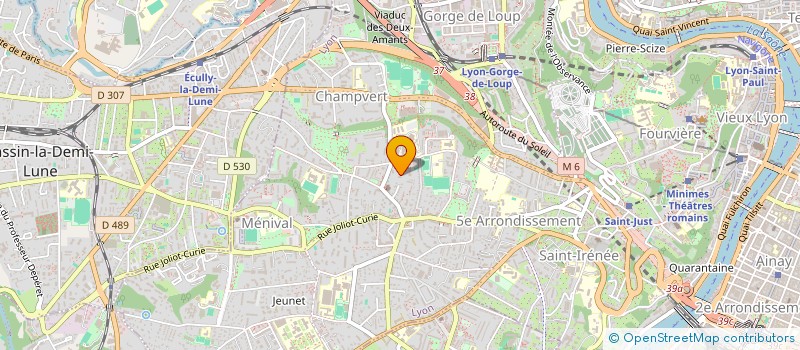 localisation de l'entreprise S.C.I. ANTOINE DELEUZE  LYON