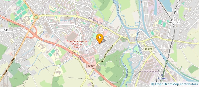 localisation de l'entreprise S.C.I. APHIE  ARQUES