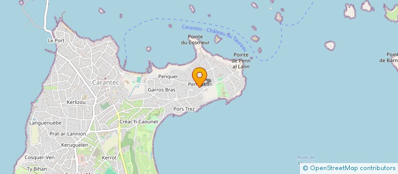 localisation de l'entreprise S.C.I. APOLLONIA  CARANTEC