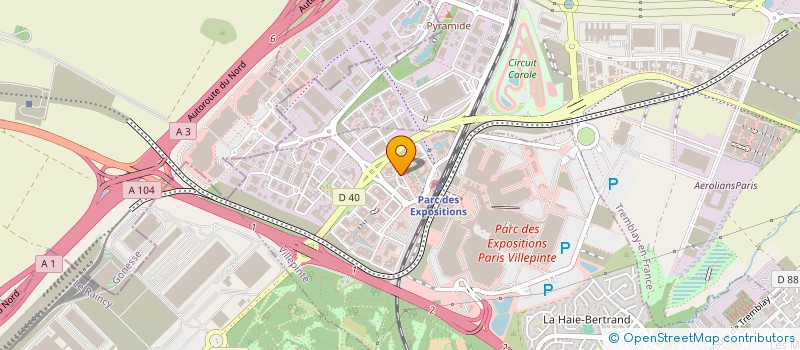 localisation de l'entreprise S.C.I. APW ARCCO INVESTMENTS FRANCE à VILLEPINTE