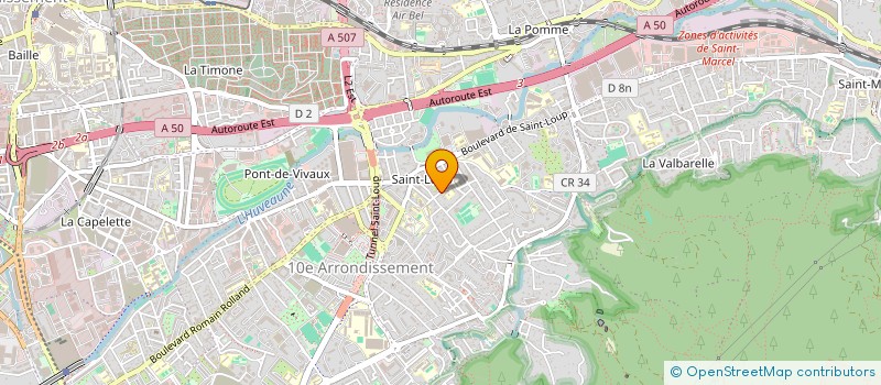 localisation de l'entreprise S.C.I.AR.BE à MARSEILLE