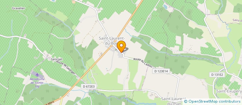 localisation de l'entreprise S.C.I. ARAGO  SAINT-LAURENT-DU-BOIS