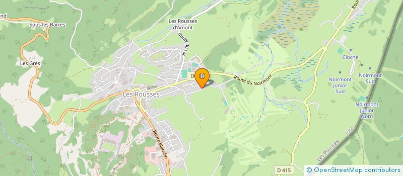 localisation de l'entreprise S.C.I. ARBE  LES ROUSSES