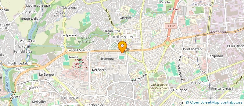 localisation de l'entreprise S.C.I. ARCHAGA  BREST