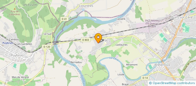 localisation de l'entreprise S.C.I. ARDAMI  GIRAC