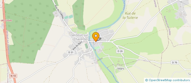 localisation de l'entreprise S.C.I. ARDEN à VERTEUIL-SUR-CHARENTE