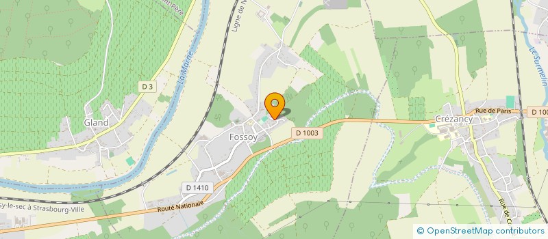 localisation de l'entreprise S.C.I. AREDJA  FOSSOY