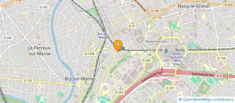 localisation de l'entreprise S.C.I. ARIGNY  BRY-SUR-MARNE