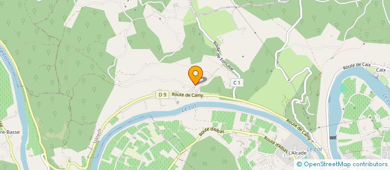 localisation de l'entreprise S.C.I. ARISTIDE  LUZECH