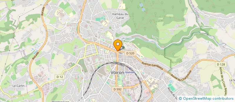 localisation de l'entreprise S.C.I. ARQUENCIEL  VOIRON