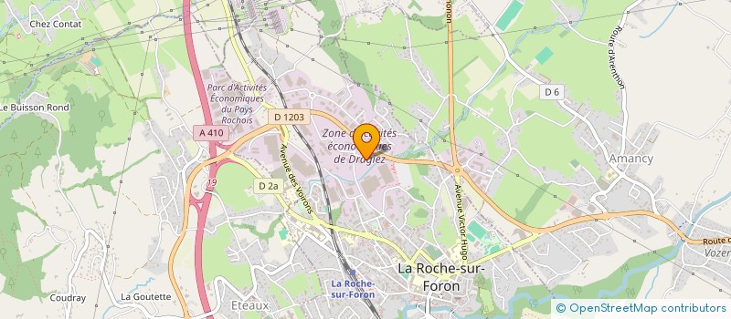 localisation de l'entreprise S.C.I ARVE IMMOBILIER  LA ROCHE-SUR-FORON