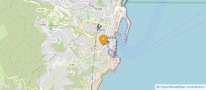 localisation de l'entreprise S.C.I AS DE CARO à BASTIA