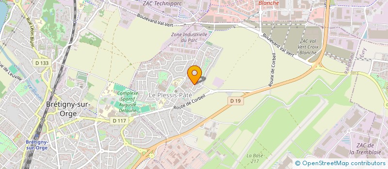 localisation de l'entreprise S.C.I ASAL  LE PLESSIS-PATE