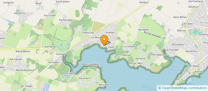 localisation de l'entreprise S.C.I. ASAP  ARRADON