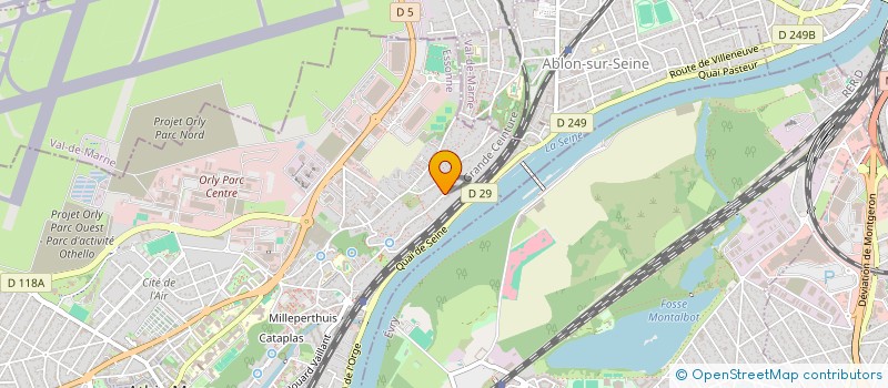 localisation de l'entreprise S.C.I. ASG à ATHIS-MONS