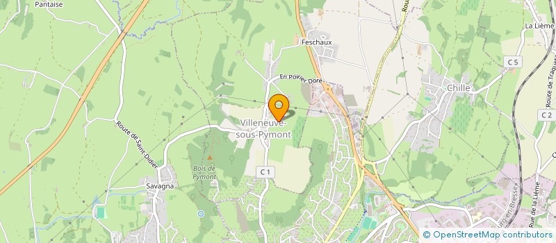 localisation de l'entreprise S.C.I. ATC 2012  VILLENEUVE-SOUS-PYMONT