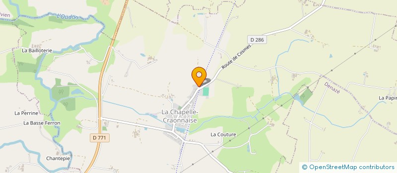 localisation de l'entreprise S.C.I. AUBERT  CHAPELLE-CRAONNAISE (LA)