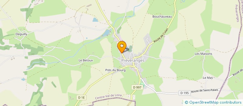 localisation de l'entreprise S.C.I. AUJAY  PREVERANGES