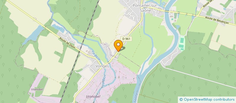 localisation de l'entreprise S.C.I. AURFA à DIJON