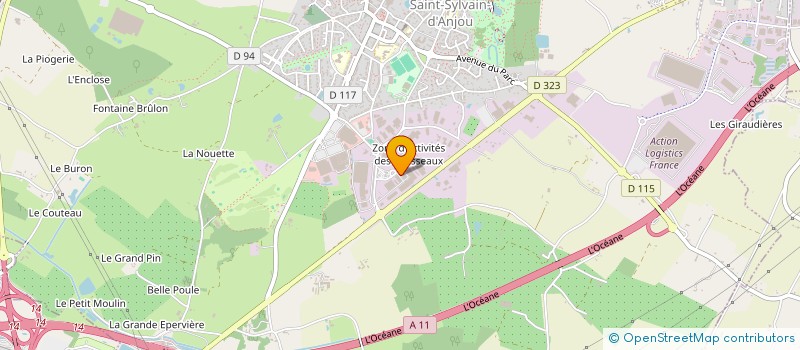 localisation de l'entreprise S.C.I. AVENIR FONCIER  VERRIERES-EN-ANJOU