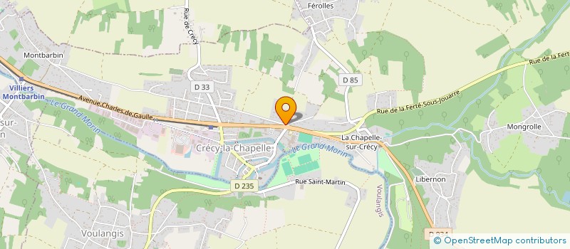 localisation de l'entreprise S.C.I.AVESS  CRECY-LA-CHAPELLE