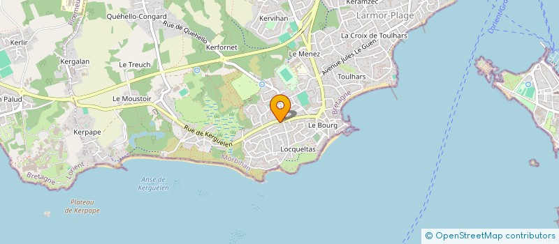 localisation de l'entreprise S.C.I. AWL  LARMOR-PLAGE