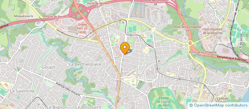 localisation de l'entreprise S.C.I. AXEL à NANTES