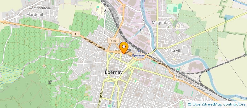 localisation de l'entreprise S.C.I. AXID  EPERNAY