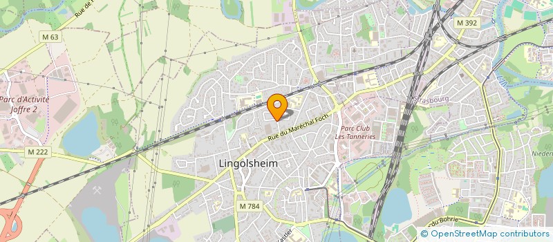 localisation de l'entreprise S.C.I. AYDIN  LINGOLSHEIM