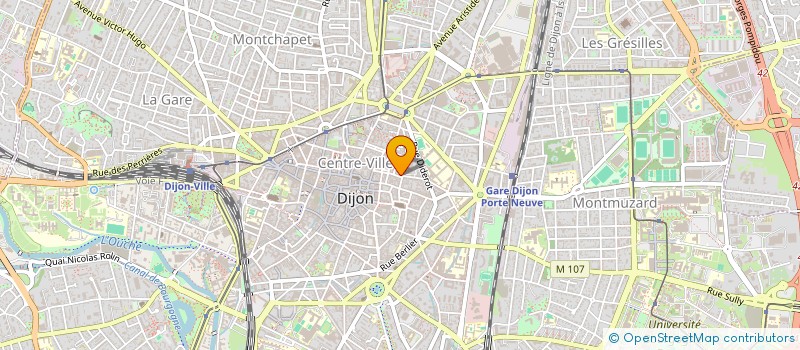 localisation de l'entreprise S.C.I. AYOU à DIJON
