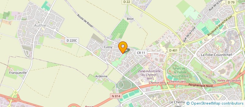 localisation de l'entreprise S.C.I. AZUR  SAINT-GERMAIN-LA-BLANCHE-HERBE