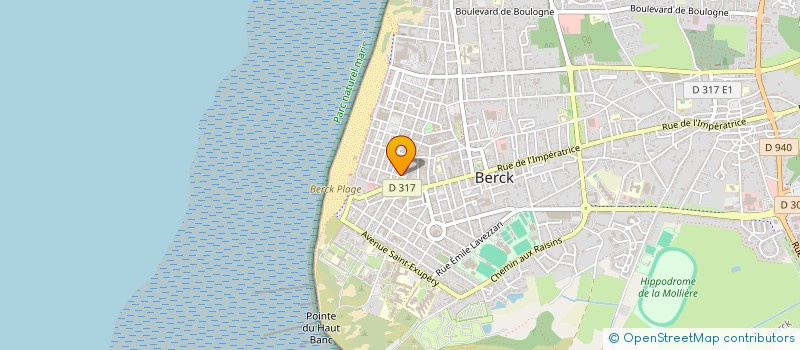 localisation de l'entreprise S.C.I B.A.S.H.  BERCK