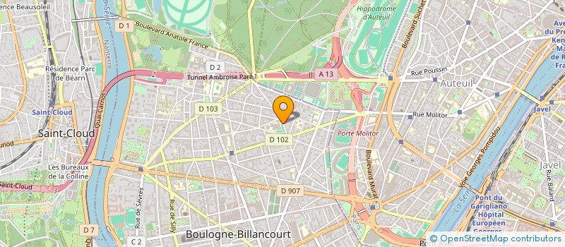 localisation de l'entreprise S.C.I - B.M.C.M à BOULOGNE-BILLANCOURT