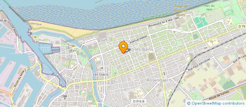 localisation de l'entreprise S.C.I B.M.D.N à DUNKERQUE