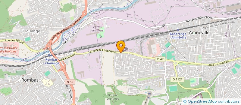 localisation de l'entreprise S.C.I. B3FM  AMNEVILLE