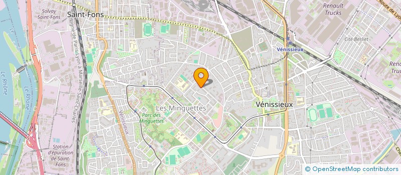 localisation de l'entreprise S.C.I. BAKHOUCHE  VENISSIEUX