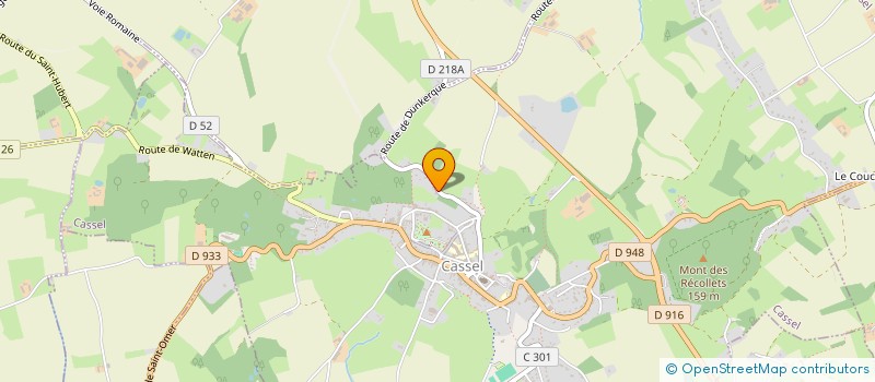 localisation de l'entreprise S.C.I BALTRINGUE  CASSEL