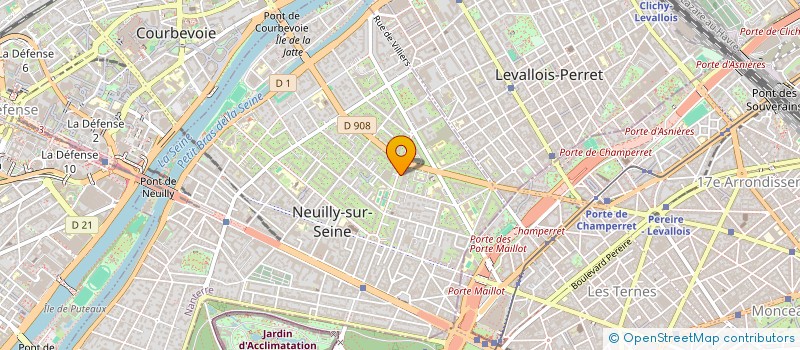 localisation de l'entreprise S.C.I. BALZAC INVEST à NEUILLY-SUR-SEINE