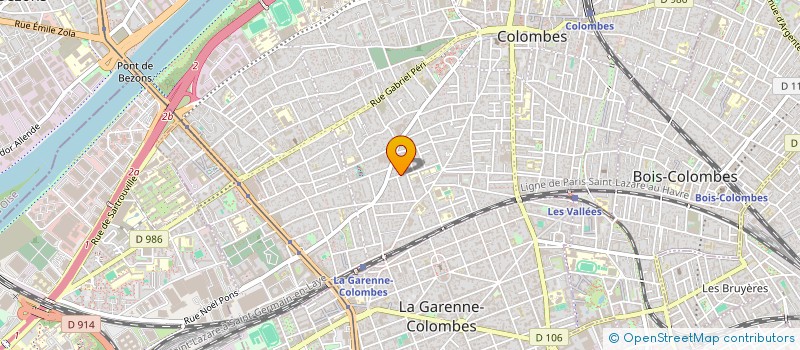 localisation de l'entreprise S.C.I BARLIOT à COLOMBES
