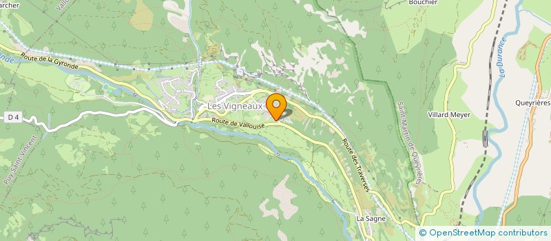 localisation de l'entreprise S.C.I. BASILE  L'ARGENTIERE-LA-BESSEE