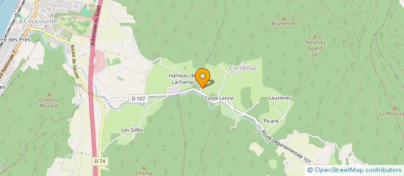 localisation de l'entreprise S.C.I. BASTILLE  CONDILLAC