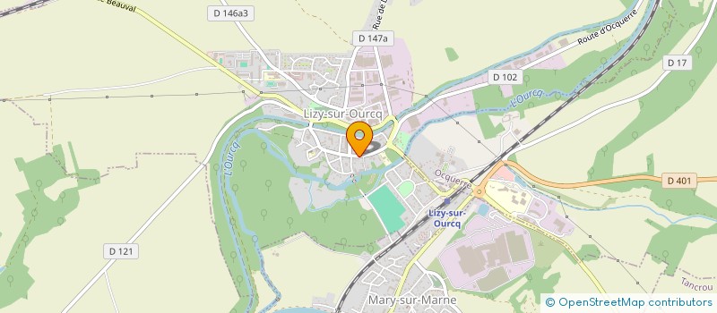 localisation de l'entreprise S.C.I. BAVARO  LIZY-SUR-OURCQ