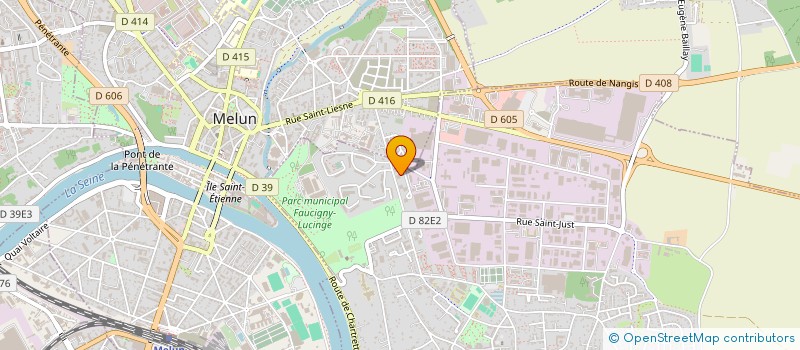 localisation de l'entreprise S.C.I BEAUBI à VAUX-LE-PENIL