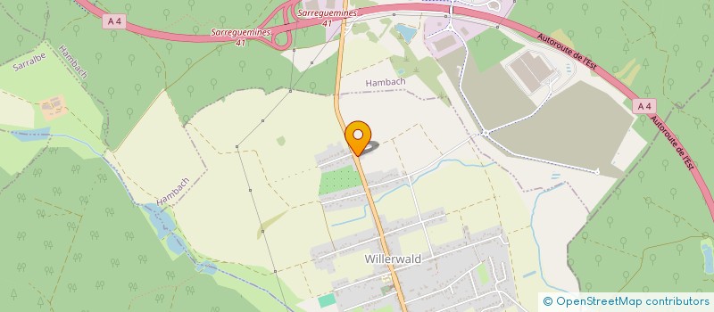 localisation de l'entreprise S.C.I. BEL' IMMO  WILLERWALD