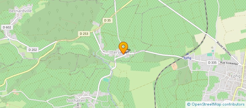 localisation de l'entreprise S.C.I. BENSEL  ITTERSWILLER