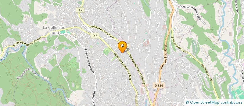 localisation de l'entreprise S.C.I. BEPS  LA COLLE-SUR-LOUP